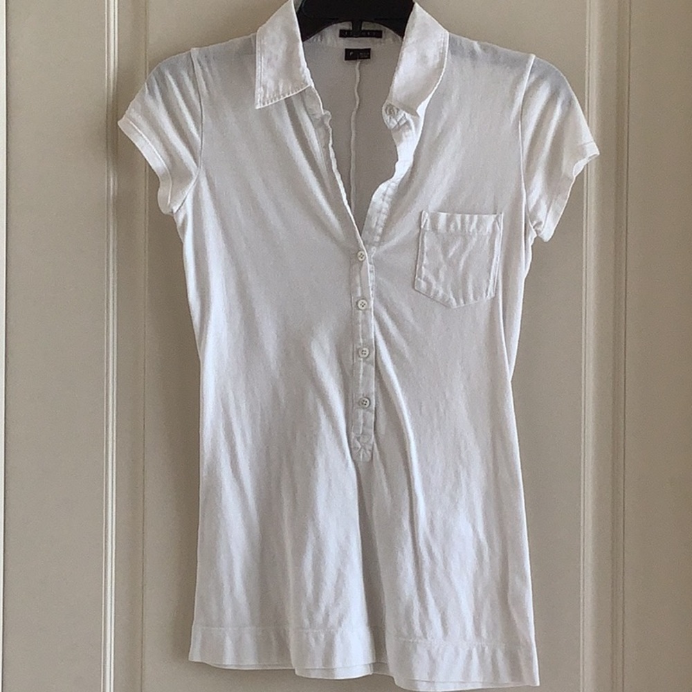 Theory knit collared top